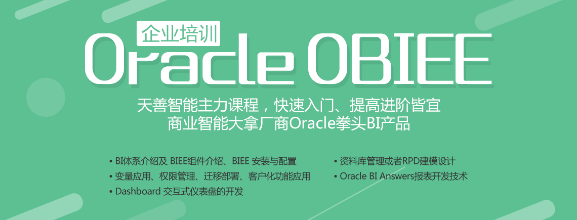 Oracle OBIEE 培训